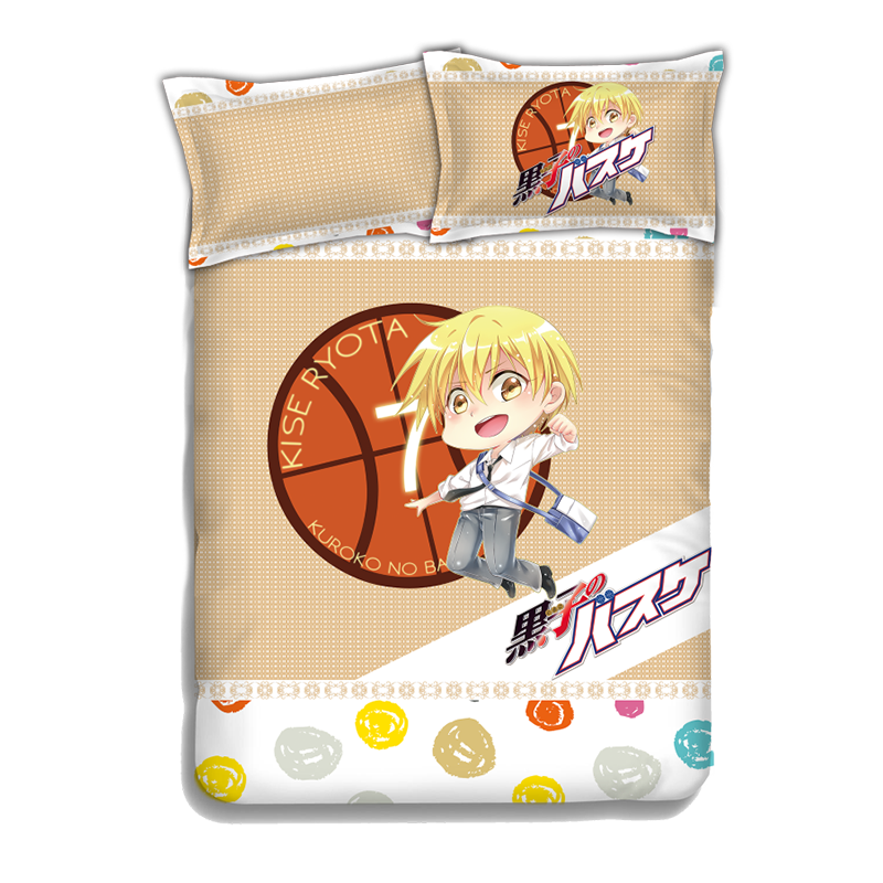 Kise Ryota - Kuroko no Basket Japanese Anime Bed Sheet Duvet Cover with Pillow Covers